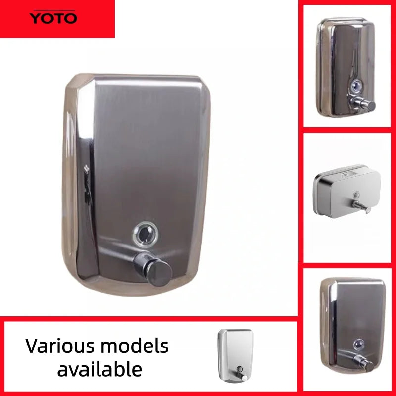 Wall-Mounted Stainless Steel Foam Soap Dispenser | Hotel & Home