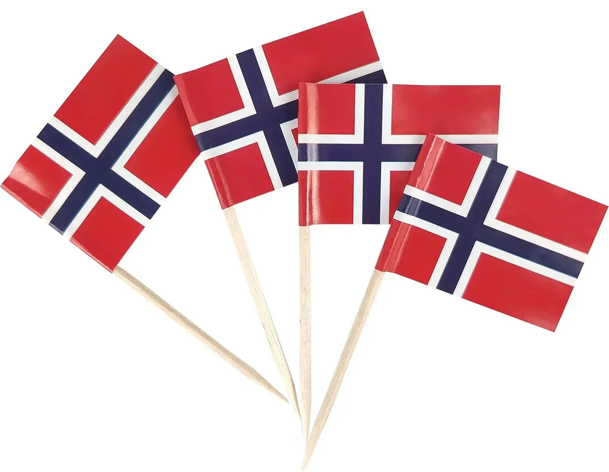 Netherlands Flag Toothpicks – Holland Mini Food Picks 100 Pcs