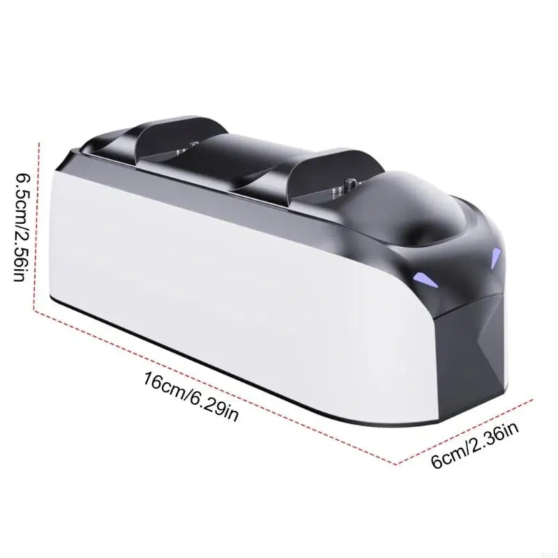 Dual PS5 Controller Charging Dock – USB-C Contact Base