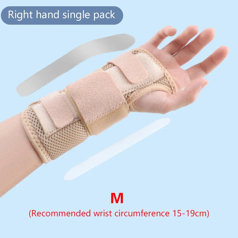 Adjustable Wrist Brace Dual Aluminum Splint – Right & Left