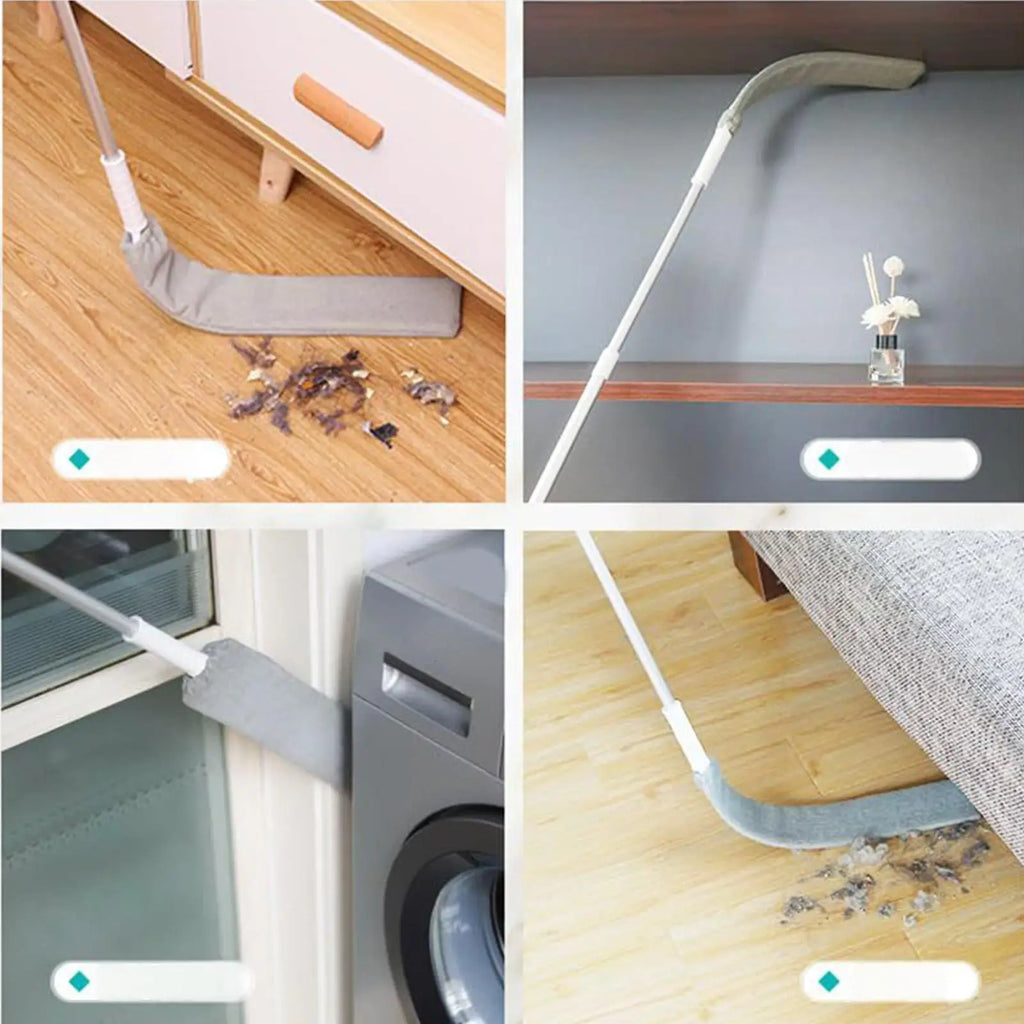 Retractable Microfiber Under Furniture Duster – Long Handle