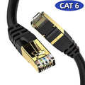 CAT6 Flat Ethernet Cable 1000Mbps Gigabit RJ45 LAN Patch Lead