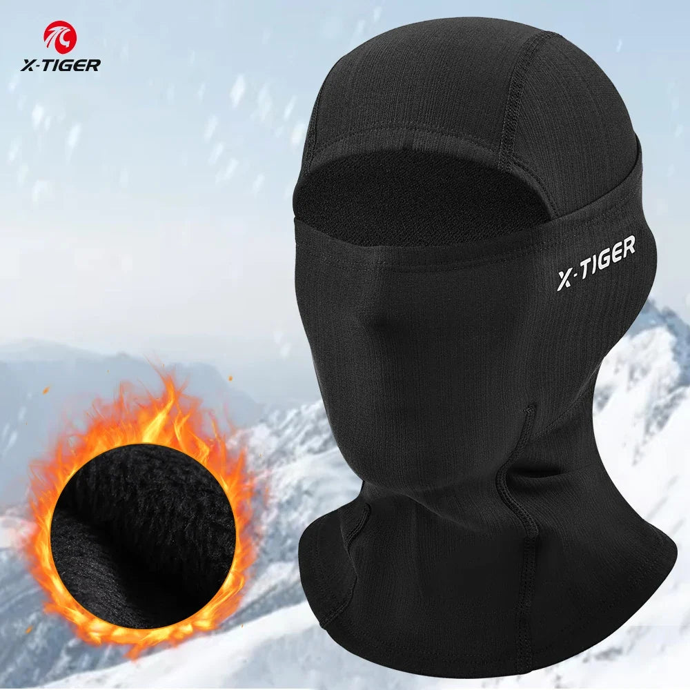 X-TIGER Winter Cycling Balaclava – Full Face Fleece Ski Mask