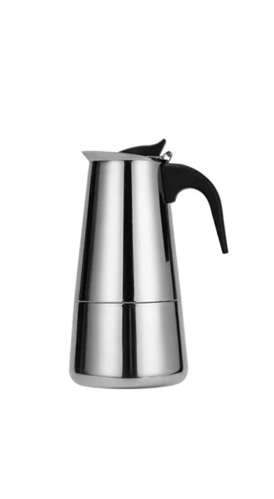 Portable Stainless Steel Moka Pot – Espresso & Tea Maker