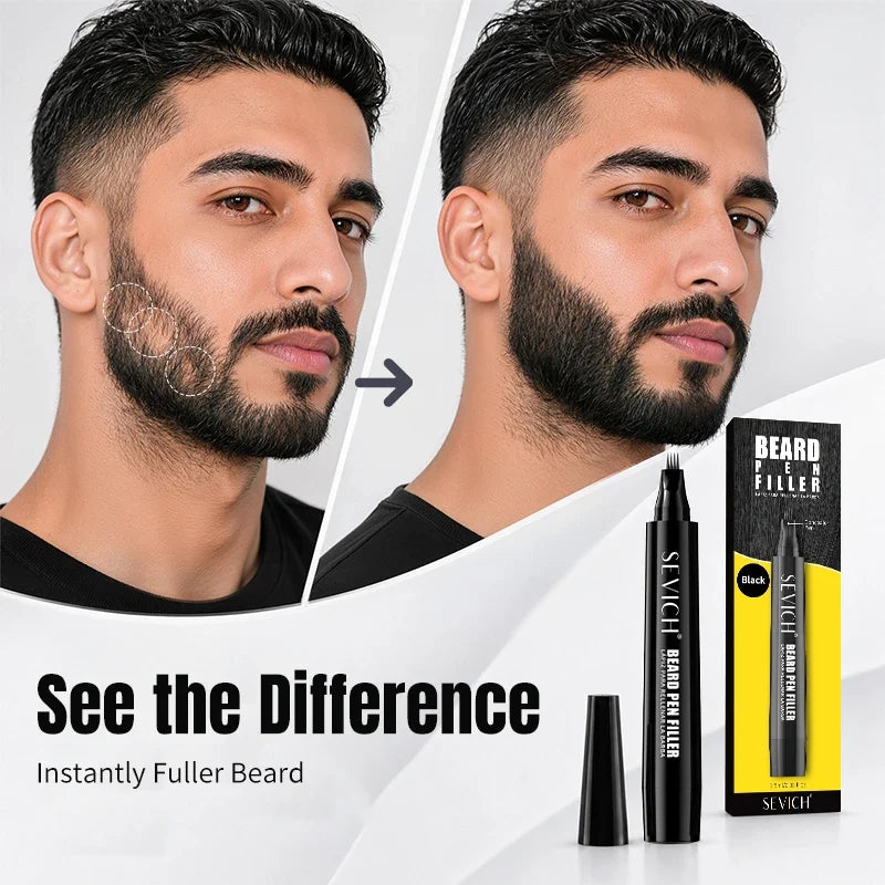 SEVICH Waterproof Beard Filler Pen | Fuller Beard Instantly