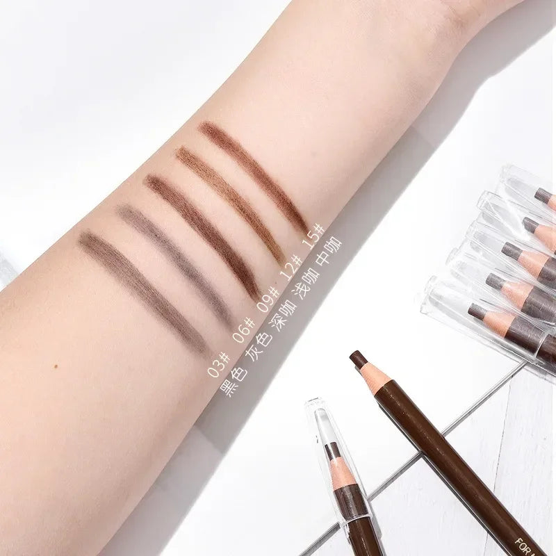MicroJoy 3Pcs Waterproof Eyebrow Pencil Set – Long-Lasting