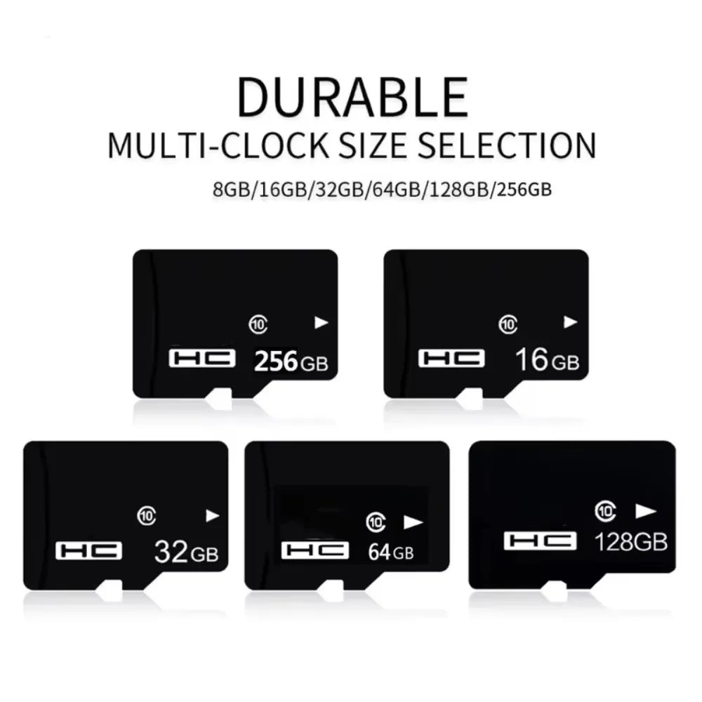 10PCS Class 10 Micro SD TF Flash Memory Cards 2GB–256GB