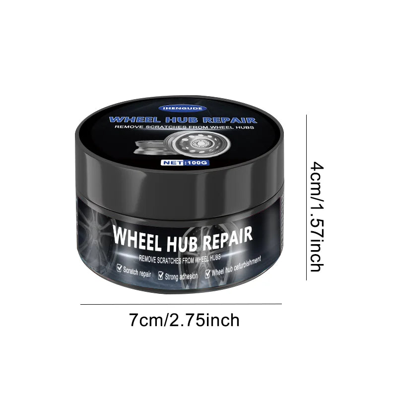 100g Wheel Hub Scratch Repair Wax – Rim Polish & Car Care