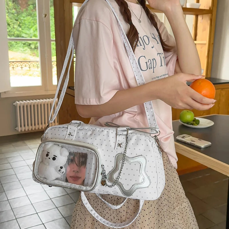 Kawaii Ita Bag Large Tote Crossbody for Anime Merch Display