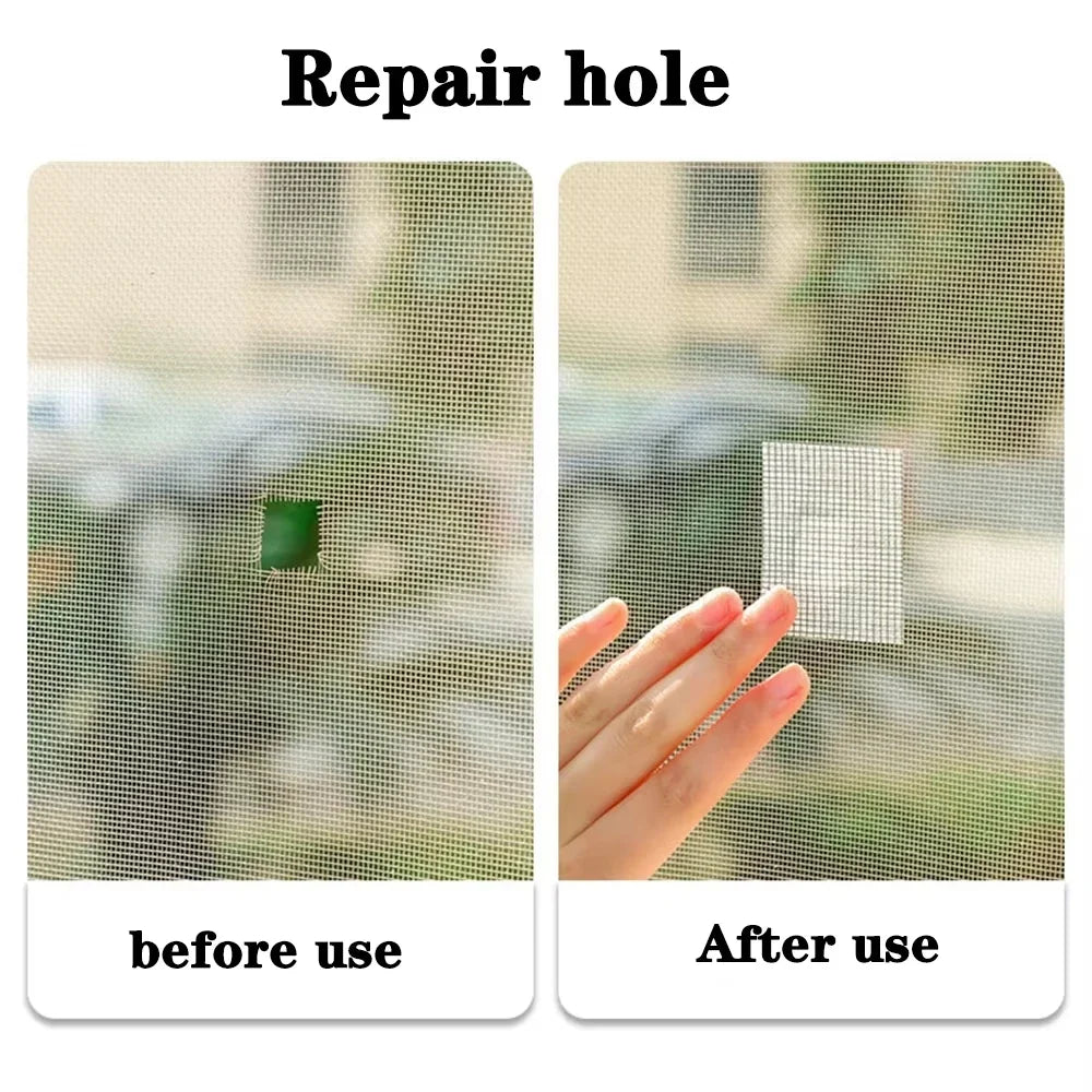 Waterproof Window Screen Repair Tape | Self-Adhesive Mesh Patch