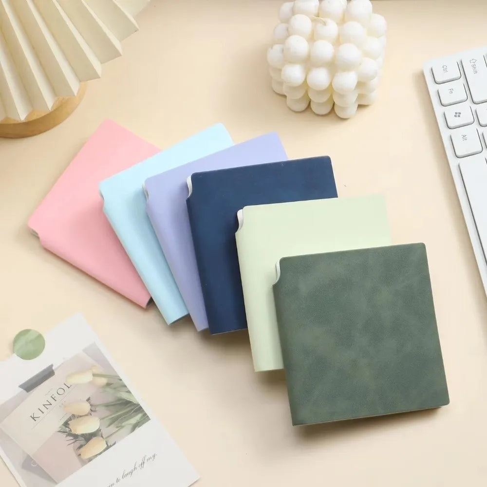 Mini Pocket Notebook Soft PU Cover Blank A7 Journal | Nixie