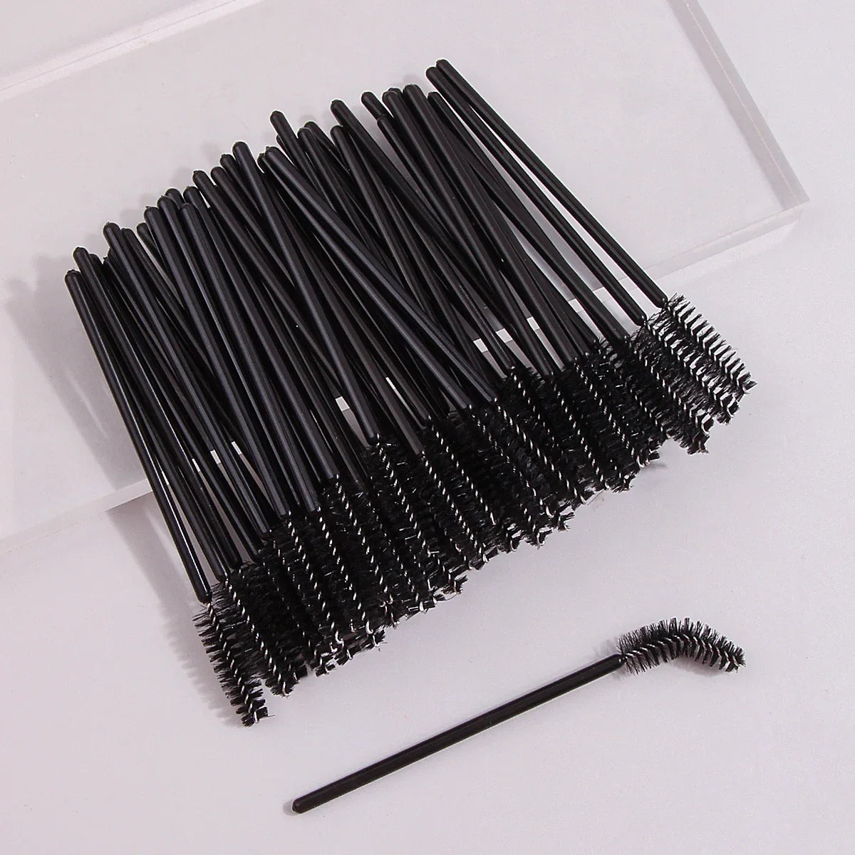 Disposable Spoolie Eyelash & Eyebrow Brushes – 10/20/50 Pcs