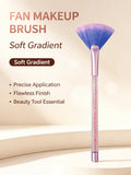 Soft Face Mask Applicator Brush – Fan & Flat Head Tool