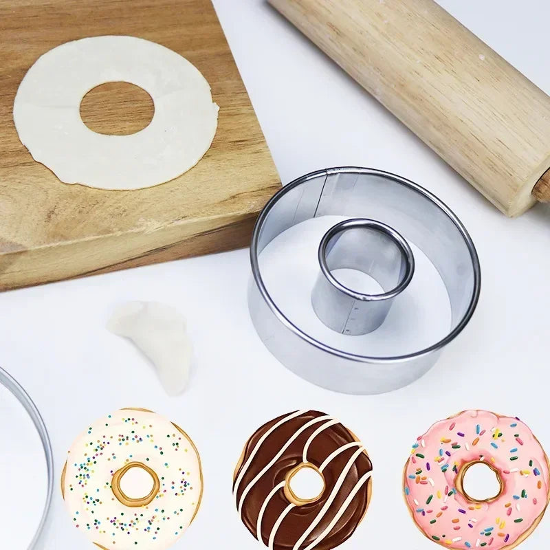 Stainless Steel Donut Mold & Cutter – DIY Baking Tool