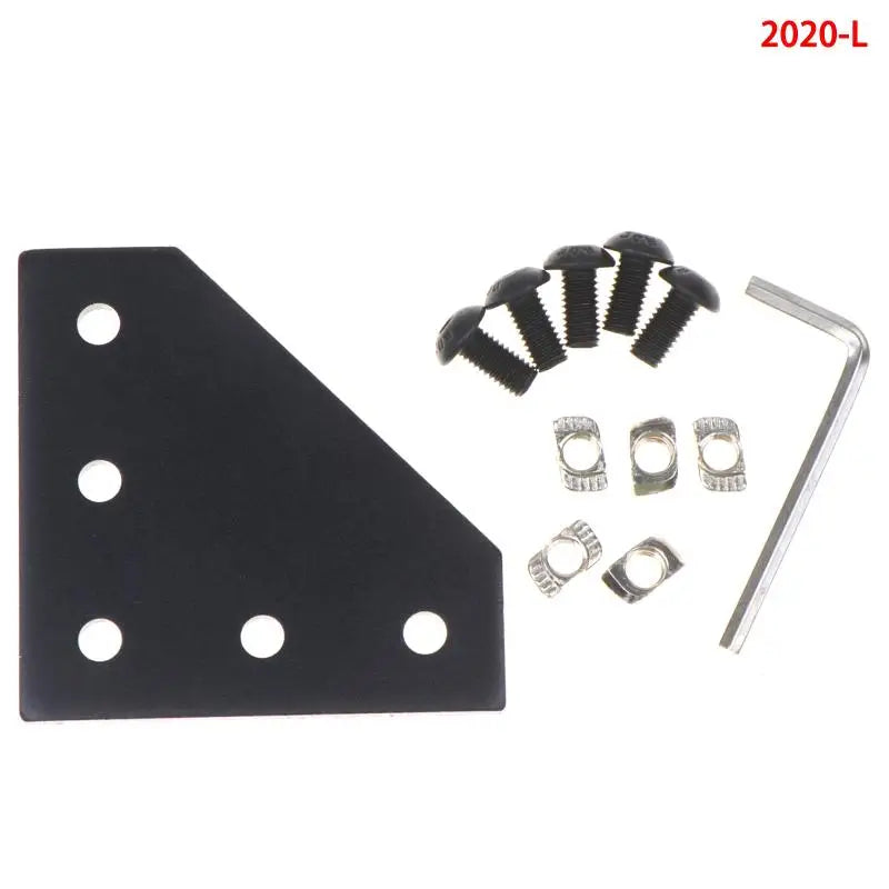 T/L 5-Hole Corner Bracket for 2020 3030 4040 Aluminum Profile