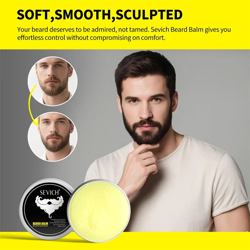 SEVICH Beard Balm for Men – Moisturizing Styling Wax 30g