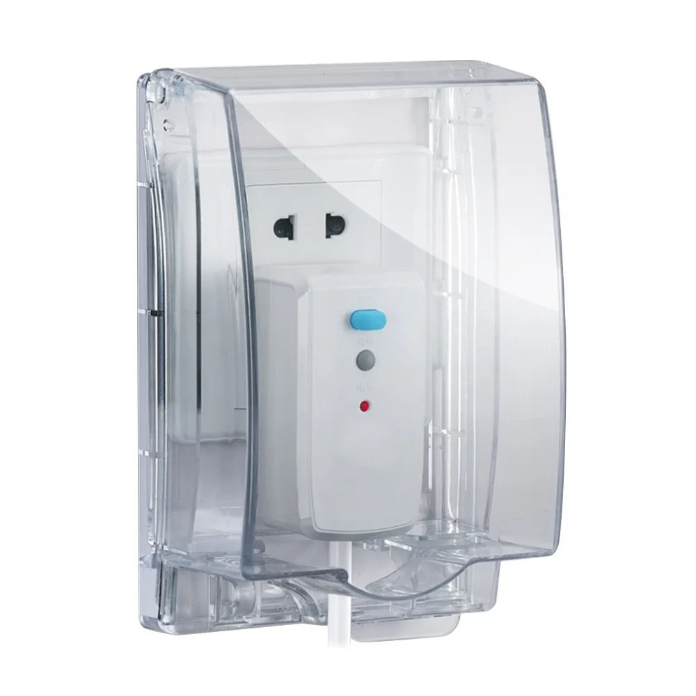 Waterproof Outlet Cover Box | Transparent Self-Adhesive Plug Guard