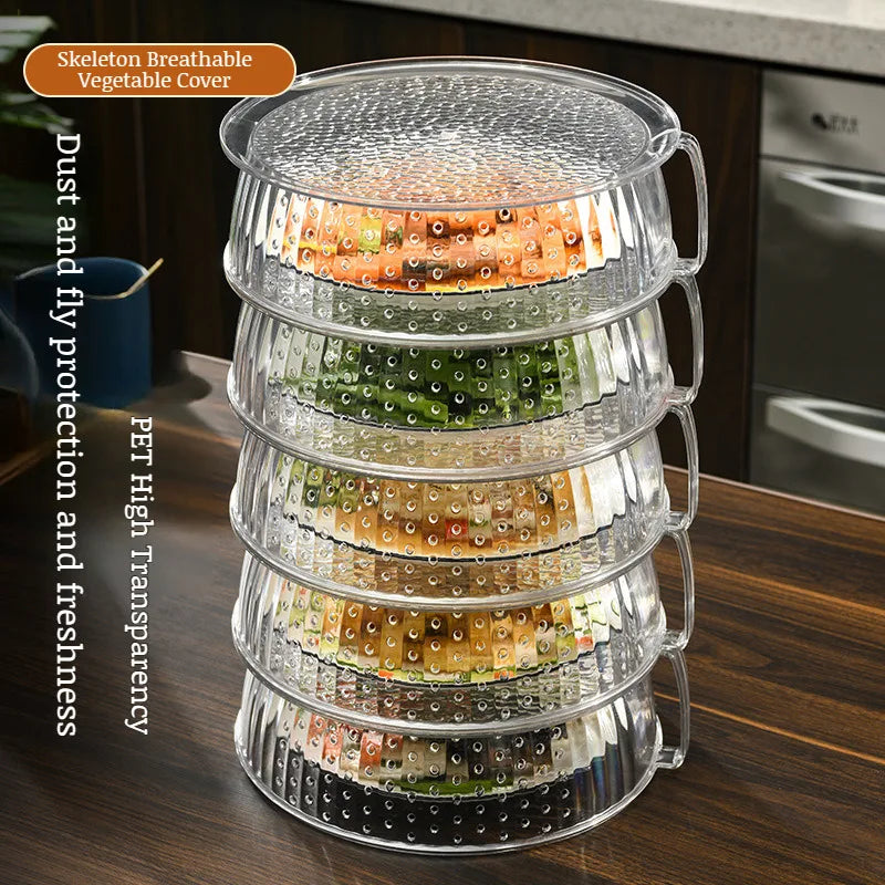 Transparent Multi-Layer Insulated Silicone Food Cover