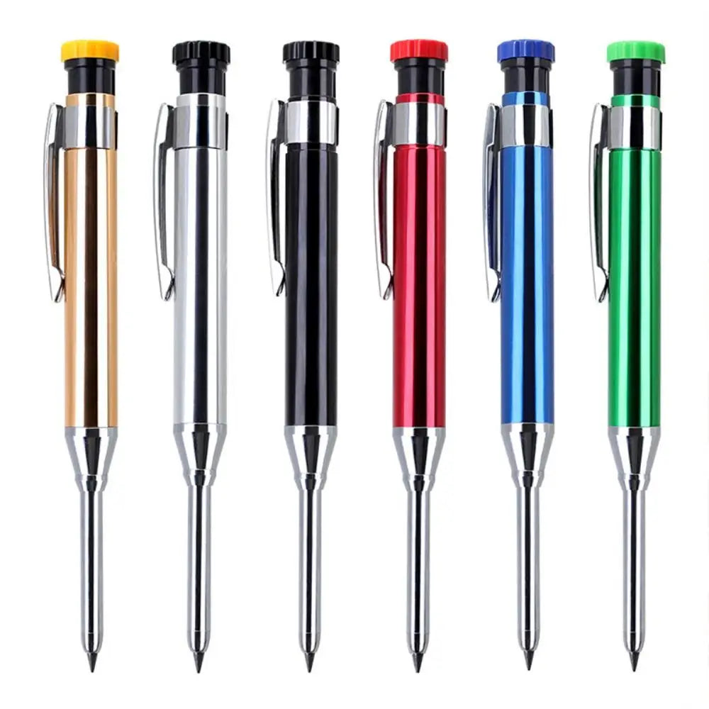 Deep Hole Marking Pencil with Built-In Sharpener | Carpenter