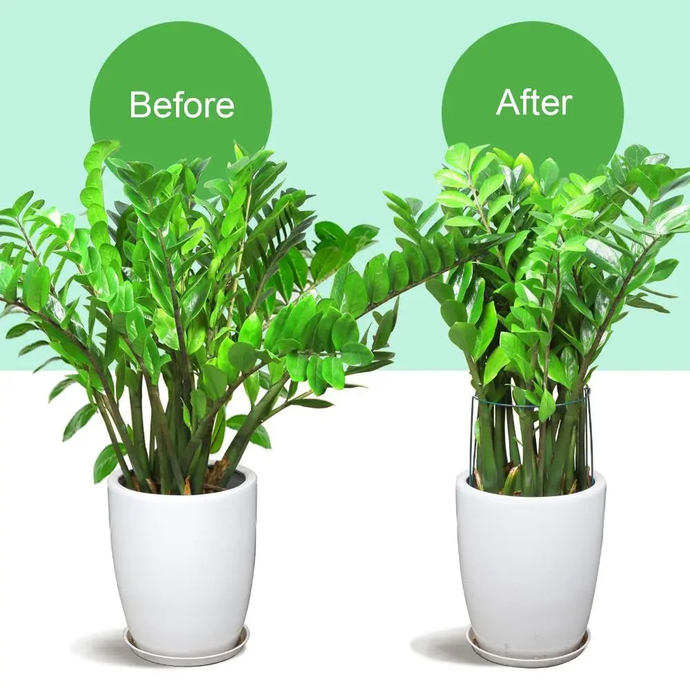 Metal Plant Support Stakes – Weatherproof & Reusable Garden Stakes