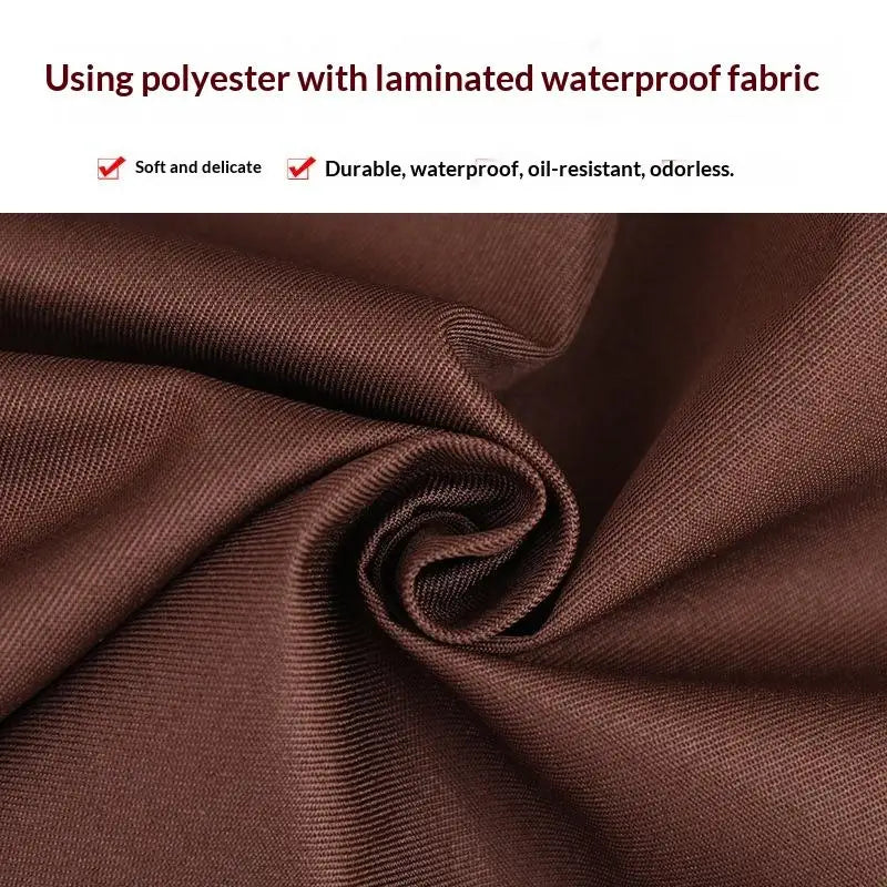 Waterproof PVC Apron for Women & Men | Zippered Pocket