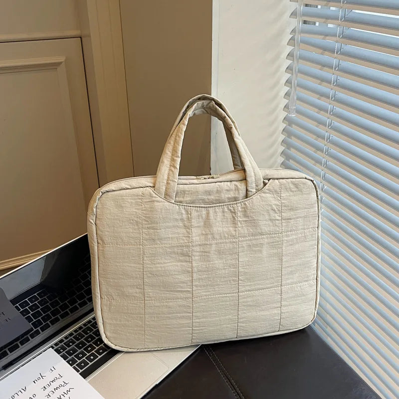 Nixie Korean Canvas Laptop Tote Bag 15" | Women's Work Bag