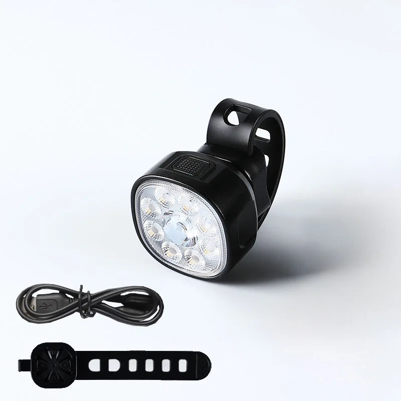 USB Rechargeable Bike Light Set – Front & Rear LED Cycling