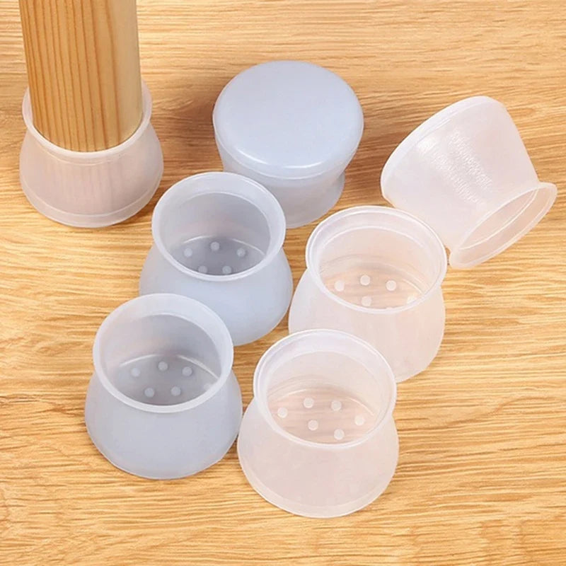 20pcs Silicone Chair Leg Floor Protectors | Table Feet Pad Covers