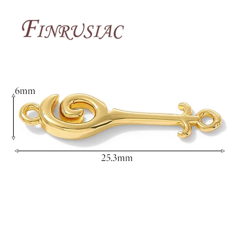 18K Gold Plated Pendant Charms & Connectors – DIY Jewelry