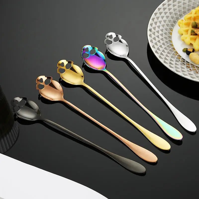 Skull Stainless Steel Spoon – Coffee, Dessert & Bar Stirrer