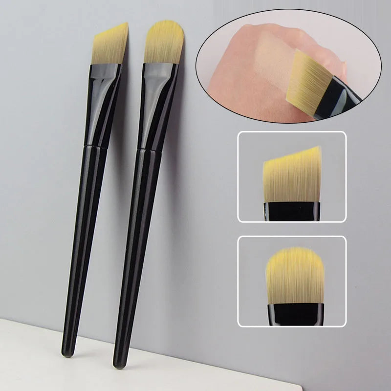 Ultra Thin Flat Head Liquid Foundation Brush | Soft Synthetic