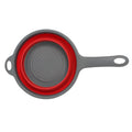 Collapsible Silicone Colander with Handle – Heat Resistant
