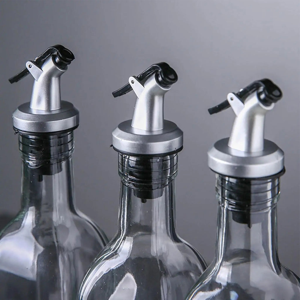 Olive Oil Pourer Spout – Press-Type Bottle Dispenser Cap