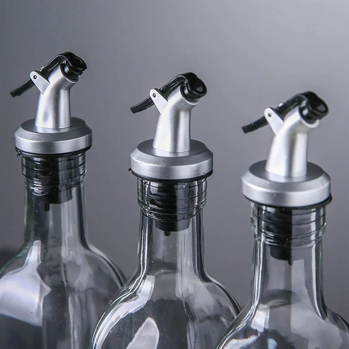 Olive Oil Pourer Spout – Press-Type Bottle Dispenser Cap