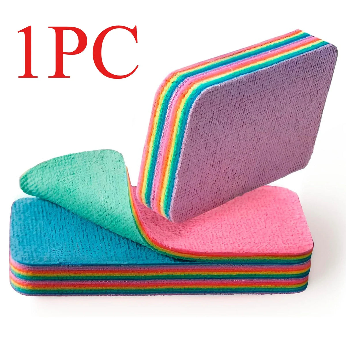 PVA Rainbow Sponge Cloth 12-Layer Tear-Off Super Absorbent Rag
