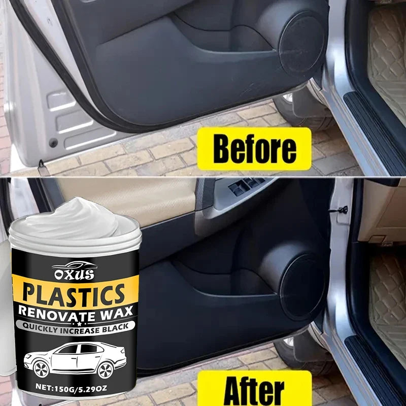 Black Crystal Plastic & Rubber Repair Paste – Car Scratch Polish