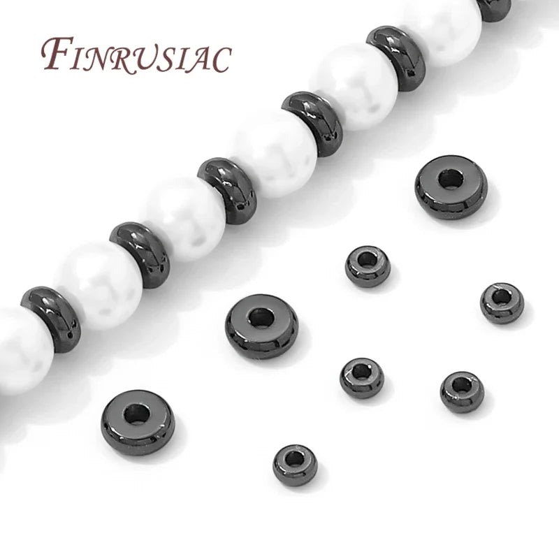 Black Plated Brass Spacer Beads 3mm 5mm – DIY Jewelry Findings