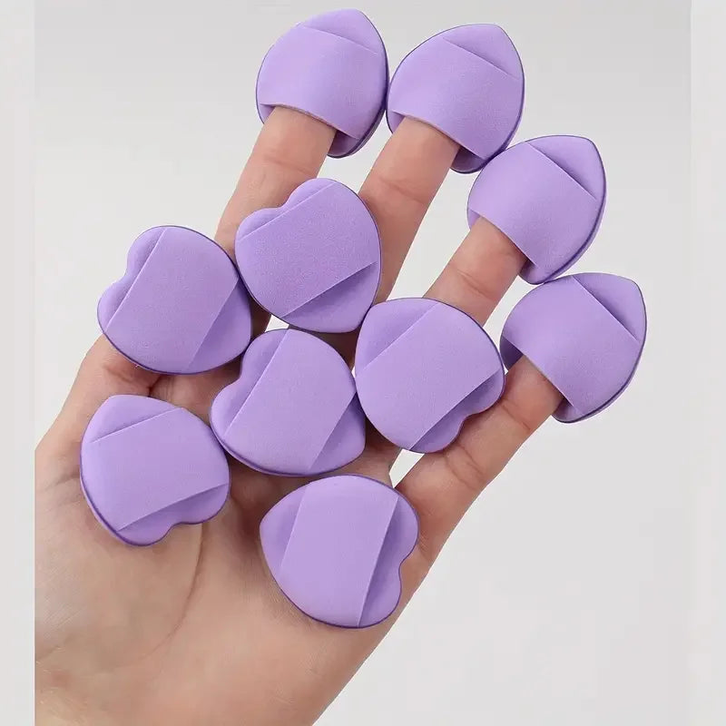 Mini Finger Powder Puff Set – Foundation & Concealer Sponge