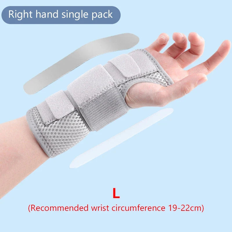 Adjustable Wrist Brace Dual Aluminum Splint – Right & Left