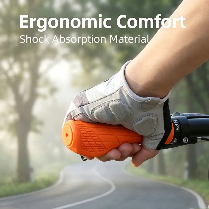 Ergonomic Lock-On MTB Bicycle Handlebar Grips | Non-Slip