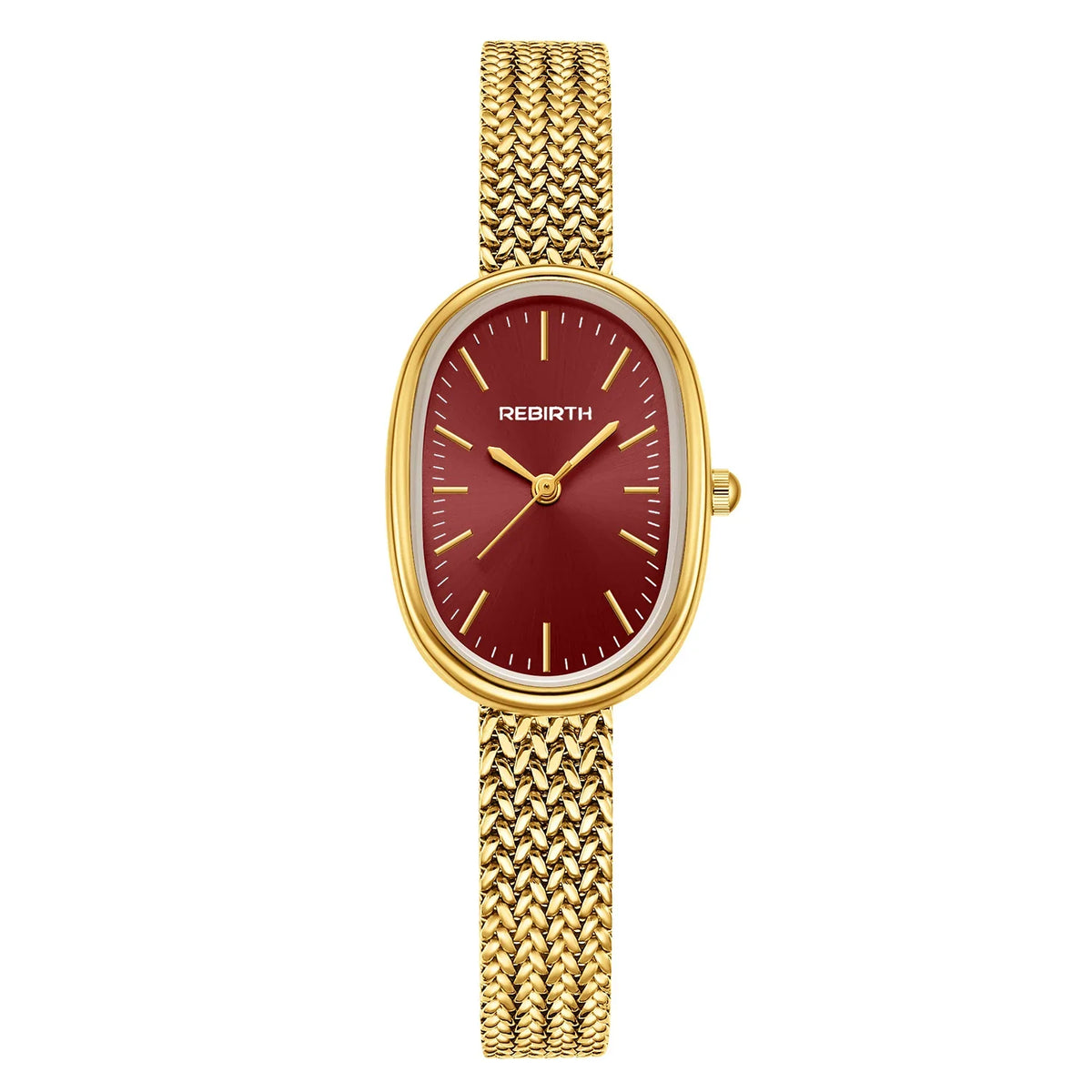 REBIRTH Women's Elegant Quartz Watch | Stainless Steel Band