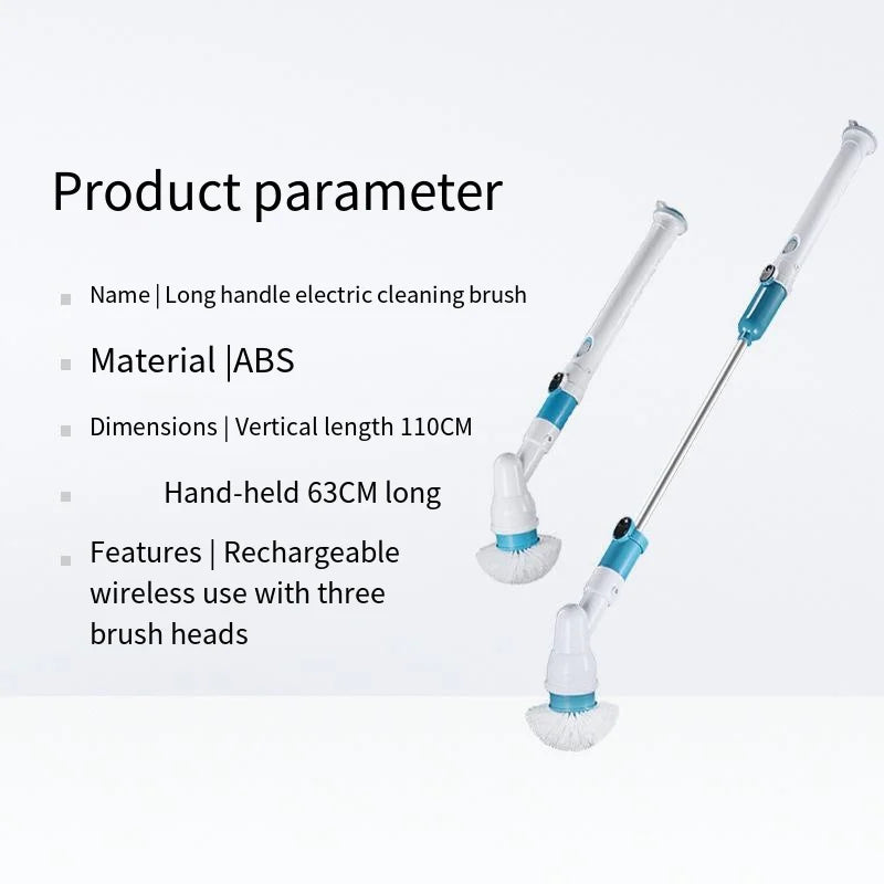 Electric Spin Scrubber – Rechargeable Bathroom Cleaning Brush