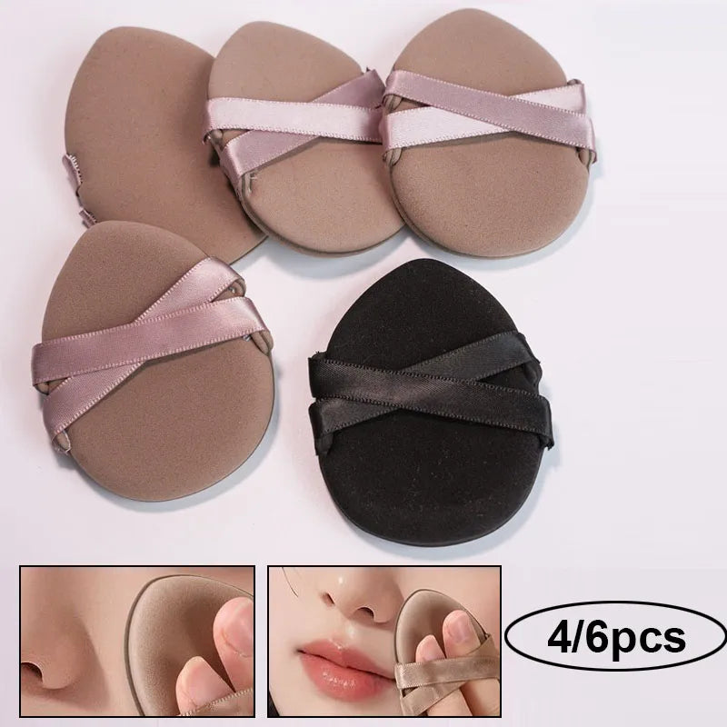 Double-Sided Teardrop Makeup Puffs – Foundation & Powder Set