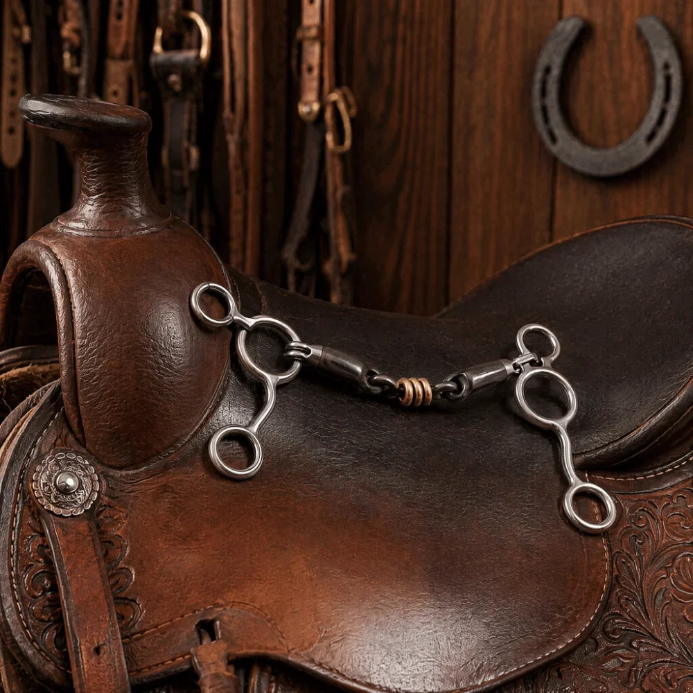 Stainless Steel Horse Gag Snaffle Ring 145mm – Corrosion Resistant