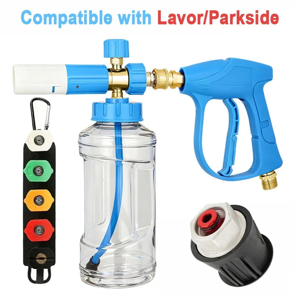 Snow Foam Gun G1/4 Car Cleaning Cannon – Kärcher Bosch Lavor