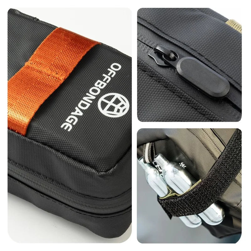Mini Bicycle Saddle Bag MTB Road Bike Tail Bag | Reflective