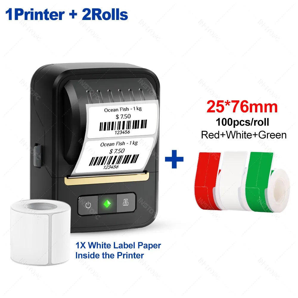 NiiMbot N20 Bluetooth Mini Label Printer – Thermal, Ink-Free