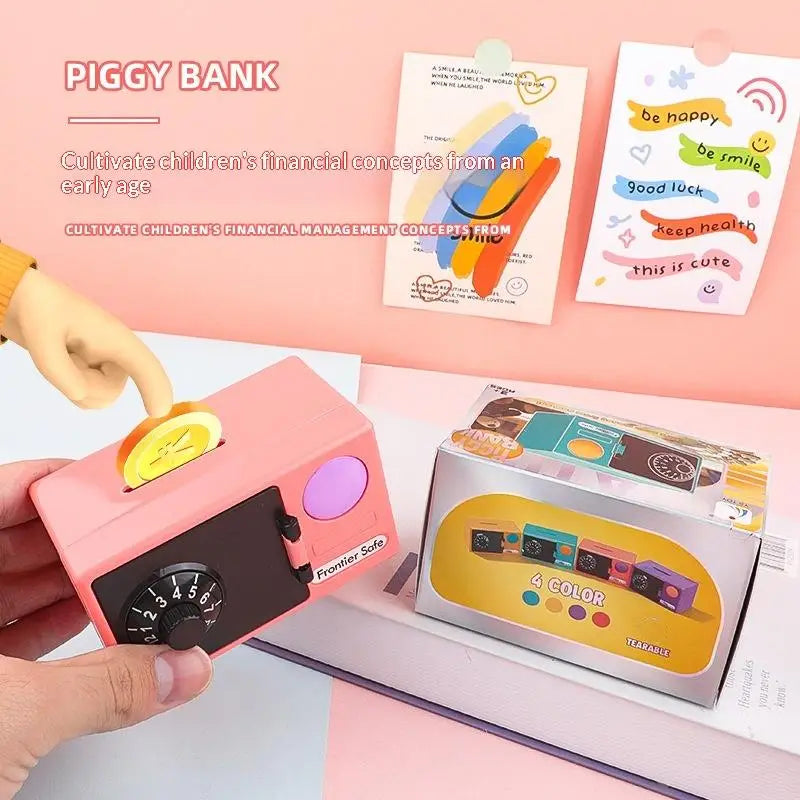 Mini ATM Piggy Bank for Kids – Password Money Saving Box