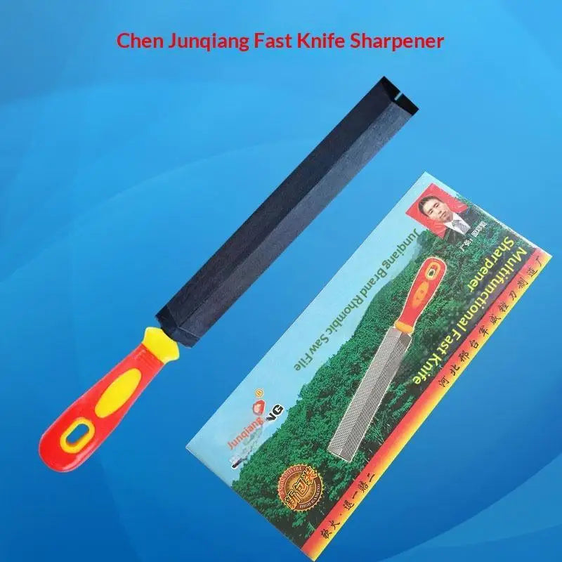 T12 Steel Rhombus File with Non-Slip Handle | Woodworking
