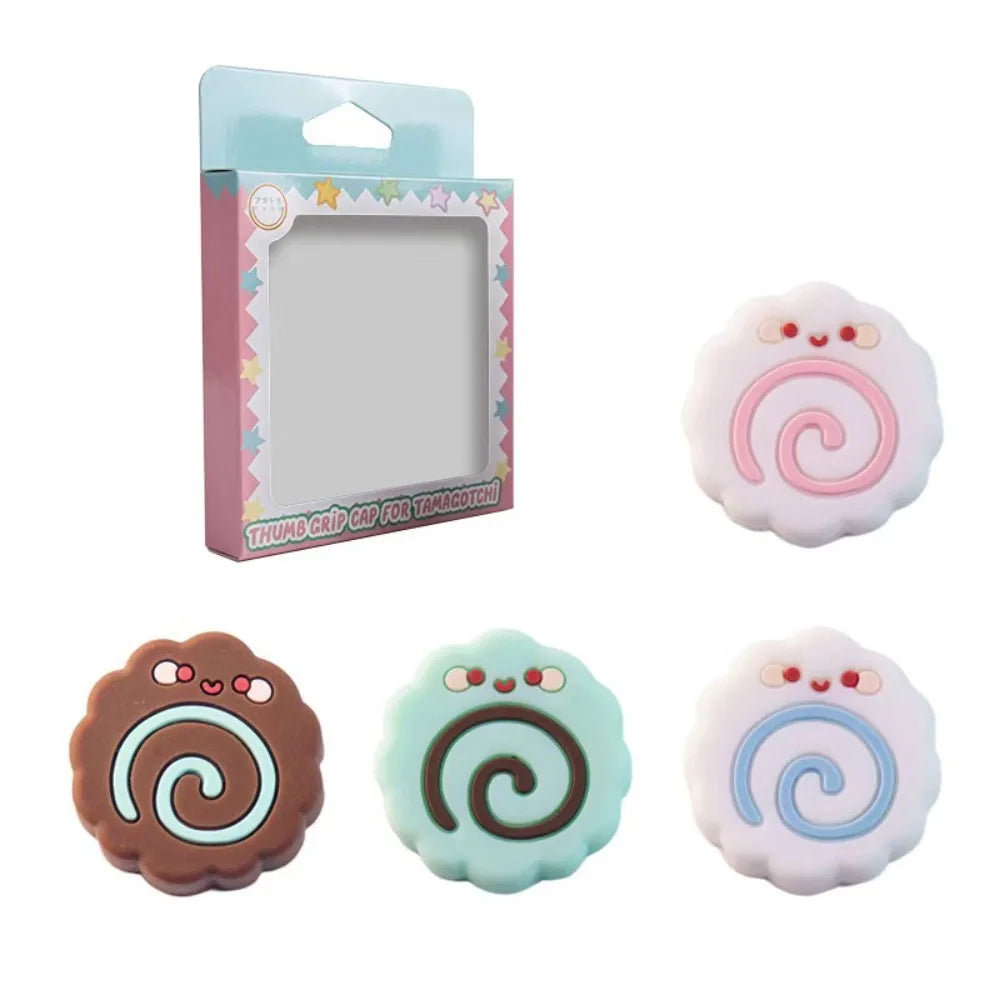 4Pcs Silicone Joystick Caps Cat Paw & Star for Tamagotchi